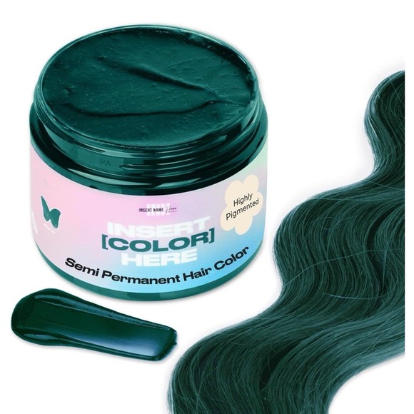 Other - Insert Name Here Semi Permanent Conditioning Hair Color Emerald Green Teal‎ 6 Oz